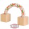 Trixie Cuerda juego con tacos madera roedores, 20 cm