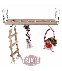Trixie Columpio Juegos Escalada para hámsters, 29×25×9cm