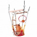 Trixie Puente Colgante con hamaca, 17×22×15 cm