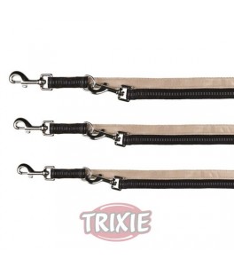 Trixie Ramal para perro Soft Elegance talla M-L de color Negro/Beige