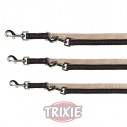 Trixie Ramal para perro Soft Elegance talla L-XL de color Negro/Beige
