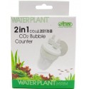 Ista 2 en 1 contador de burbujas de CO2 + válvula