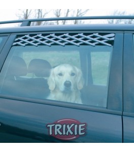 Trixie Rejilla Ventilación coche de color negro y tamaño 30x110 cm para mascotas