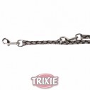 Trixie Ramal Cavo Reflect talla S-M de color Gris-Negro para perro