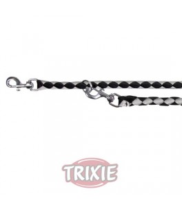 Trixie Ramal Cavo talla S-M de color Negro/plata para perro