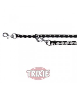 Trixie Ramal Cavo talla S-M de color Negro/plata para perro