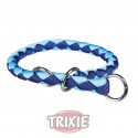 Trixie Estrangulador Cavo talla S-M de color Azul claro/azul para perro