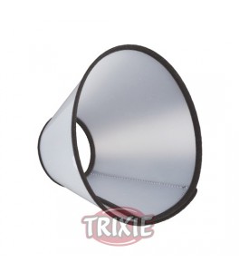 Trixie Collar Veterinario con Velcro, XS-S, para perro