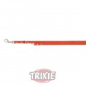 Trixie Ramal Basic de piel talla S-M de color rojo para perro