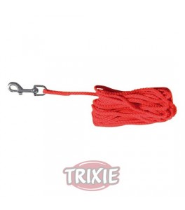 Trixie Ramal Tracking de 5 m color rojo para perro