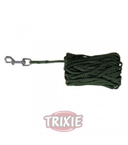 Trixie Ramal Tracking de 5 m color verde para perro