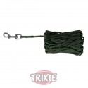 Trixie Ramal Tracking de 5 m color verde para perro