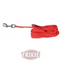 Trixie Ramal Tracking de 15 m color rojo para perro