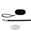 Trixie Ramal Tracking de5 m,20 mm, color negro para perro