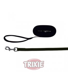 Trixie Ramal Tracking de 15 m,20 mm, color negro para perro