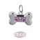 Trixie Placa Identificativa, forma hueso, 35x20 mm para perro