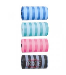Trixie 4 Rollos de 20 bolsas colores surtidos para perro
