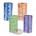 Trixie 8 Rollos de 20 bolsas, colores surtidos para perro