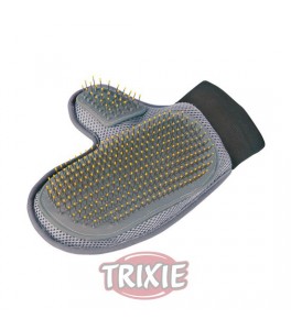 Trixie Guante cuidado de pelaje, 18×24 cm, con cerdas de metal para perro