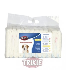Trixie 12 Pañales para perros ultra absorbentes, M-L