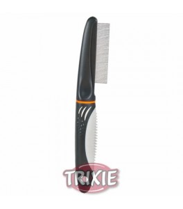 Trixie Carda-Liendrera 21 cm de metal Luxe con mango de plástico para perro