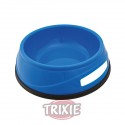 Trixie Comedero pesado de plastico con anillo de caucho