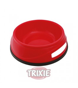 Trixie Comedero pesado de plastico con anillo de caucho