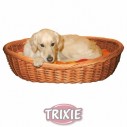 Trixie Cuna para perro de mimbre CLARO, 60 cm