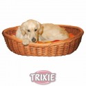 Trixie Cuna para perro de mimbre CLARO, 70 cm