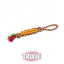 Trixie DentaFun Trenzado de cuerda, caucho natural, 4cm/37cm
