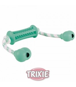 Trixie Denta Fun,mordedor cuerda de caucho natural, 9cm,37cm