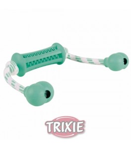 Trixie Denta Fun,mordedor cuerda de caucho natural, 9cm,37cm