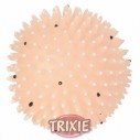 Trixie Erizo pelota fluorescente con sonido, vinilo, 10 cm