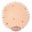 Trixie Erizo pelota fluorescente con sonido, vinilo, 10 cm