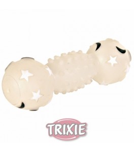 Trixie Erizo pelota fluorescente con sonido, vinilo, 18 cm