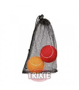 Trixie Set 2 pelotas de Tenis, ø 6 cm