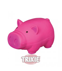 Trixie Cerdo de latex con sonido original del animal, 11 cm