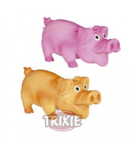 Trixie Cerdo con pelo de látex, 10 cm