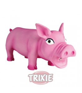 Trixie Cerdo de latex con sonido original, 23 cm