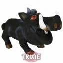 Trixie Jabalí sonido original de látex pesado, 18 cm, Negro