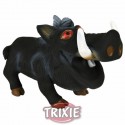 Trixie Jabalí sonido original de látex pesado, 18 cm, Negro