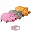 Trixie Cerdito de latex pesado con sonido original, 21 cm
