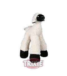 Trixie Oveja de felpa rellena de poliéster con sonido, 30 cm