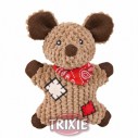 Trixie Ratón con parches de tela, 19 cm