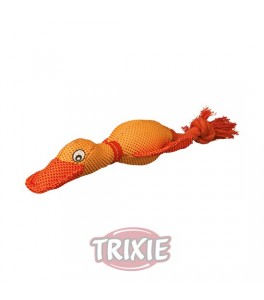 Trixie Pato con cuerda, Poliéster, 38 cm