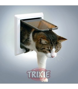 Trixie Gatera 4 posiciones con tunel, blanco