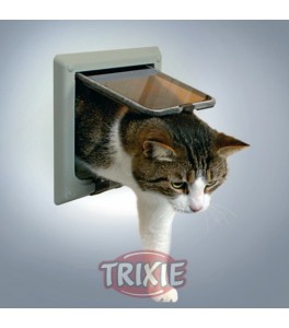 Trixie Gatera 4 posiciones con tunel, Gris