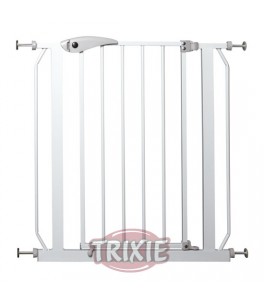Trixie Barrera extensible metal, 75-85x76cm, Esmalte Blco