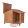 Trixie Caseta madera Natura con porche, 100×82×90 cm