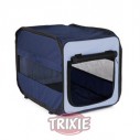 Trixie Caseta desmontable Twister, talla S azul/beig para perro